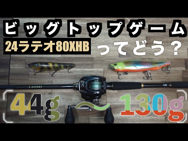 24 Lateo] How about using the versatile big bait rod 80XHB for big