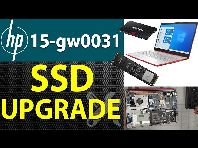 How to Upgrade the Storage SSD NVMe in an HP 15gw0031 Laptop