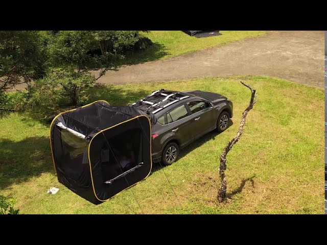 CARSULE 】 車に連結できるポップアップテント【車中泊/キャンプ
