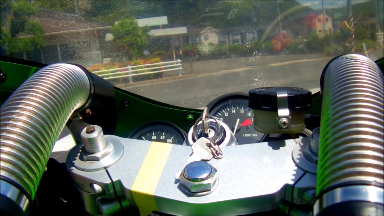 ZXR250】ハンドルぶれまくり～ - YouTube