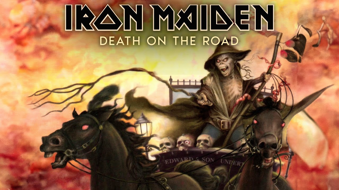 Iron Maiden Death on the Road サイン入り 2CD Iron Maiden - Death