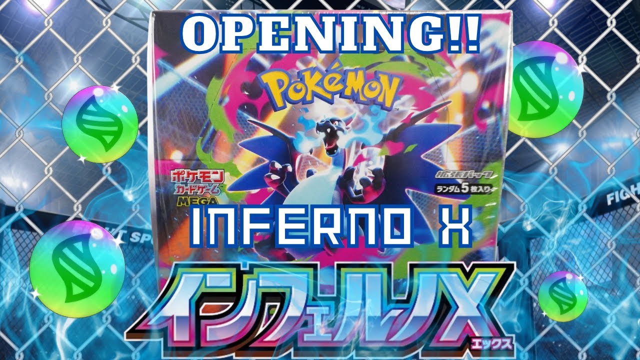 Pokémon Inferno X Japanese Booster Box Opening & Unboxing