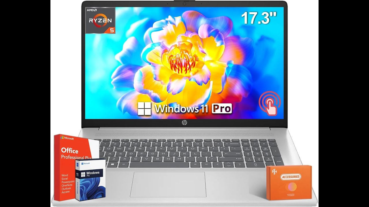 Review: HP 17” Touchscreen Laptop – Ryzen 5 7530U, 32GB RAM, 1TB