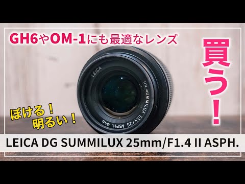 LEICA DG SUMMILUX 25mm/F1.4 II ASPH. Review [for Micro Four Thirds