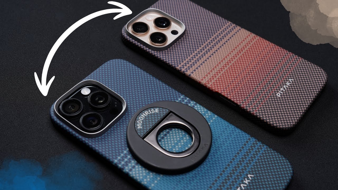 PITAKA Tactile Woven Case and MagEZ Grip 3 For iPhone 16 Pro Max