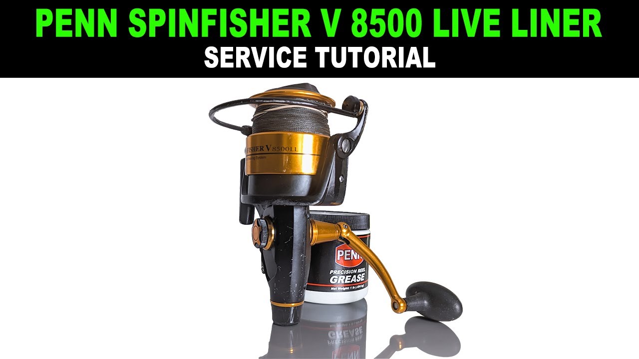 Penn Spinfisher V 8500LL - Step by step Service Tutorial - YouTube