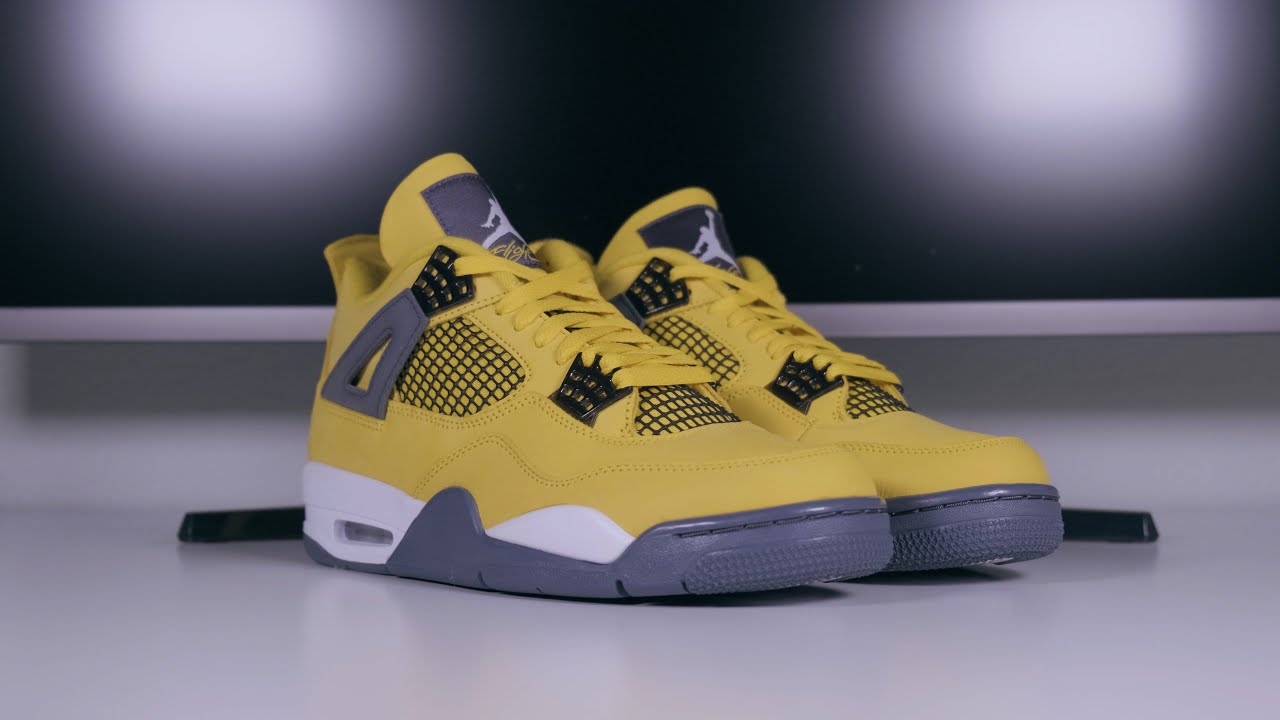 UNBOXING AIR JORDAN 4 'LIGHTNING' (REVIEW + ON-FEET) - YouTube