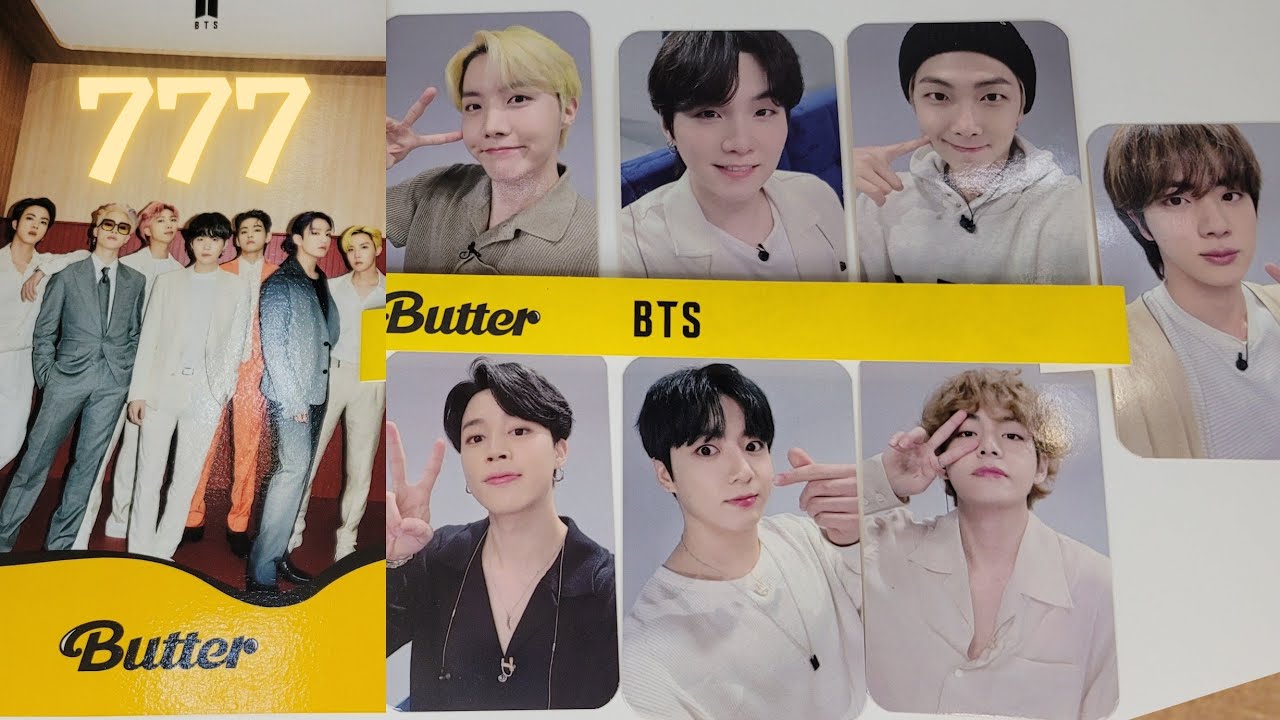 BTS BUTTER 777 Photocard Unboxing 💜 #btsbutter777 #방탄소년단 #언