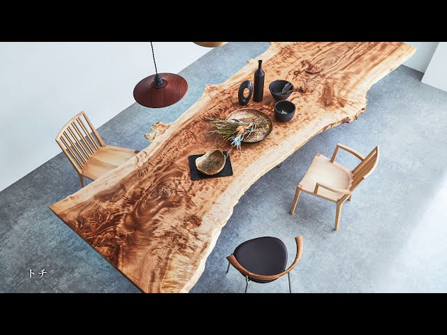 ATELIER MOKUBA（関家具）PV 世界最大級の一枚板専門ギャラリー｜日本