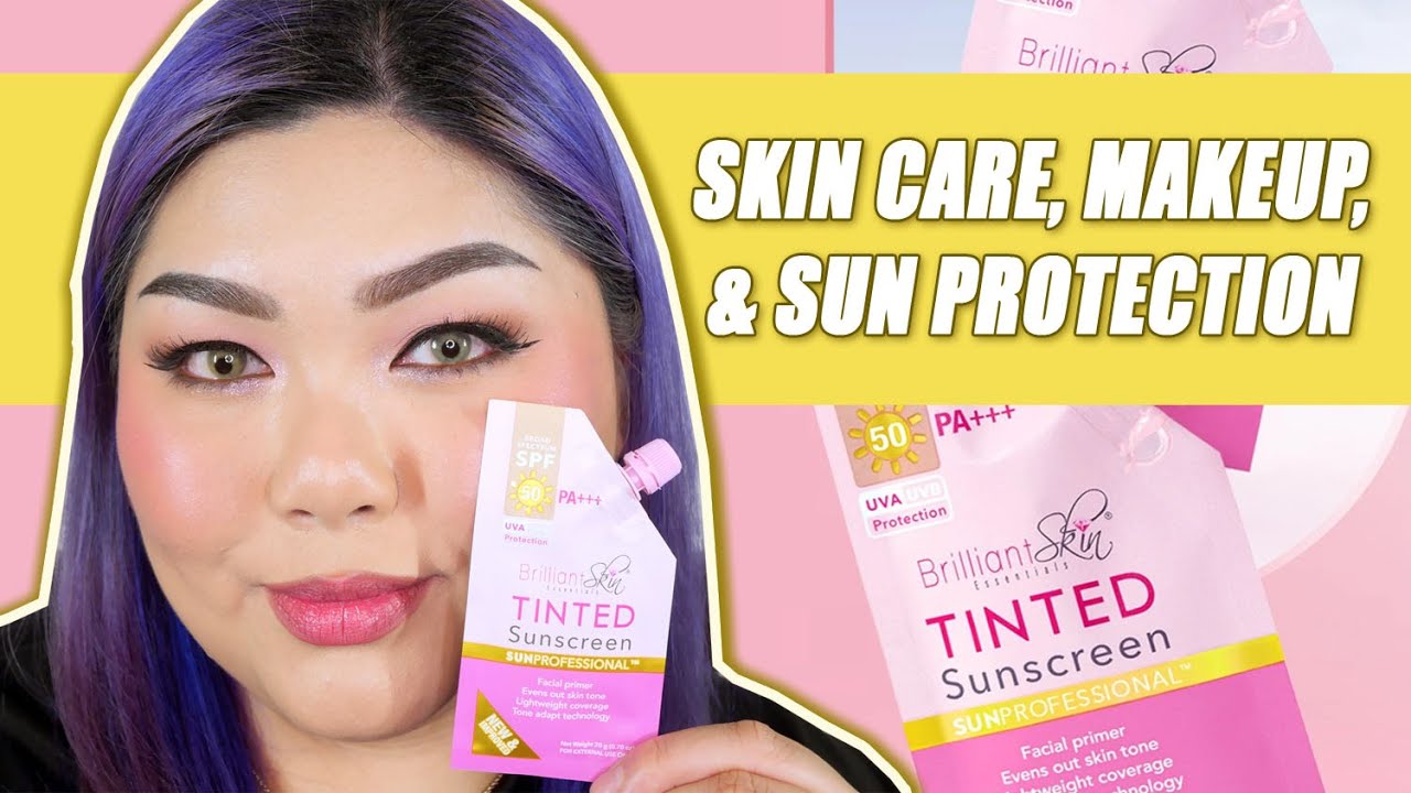 BRILLIANT SKIN TINTED SUNSCREEN REVIEW | Bing Castro - YouTube