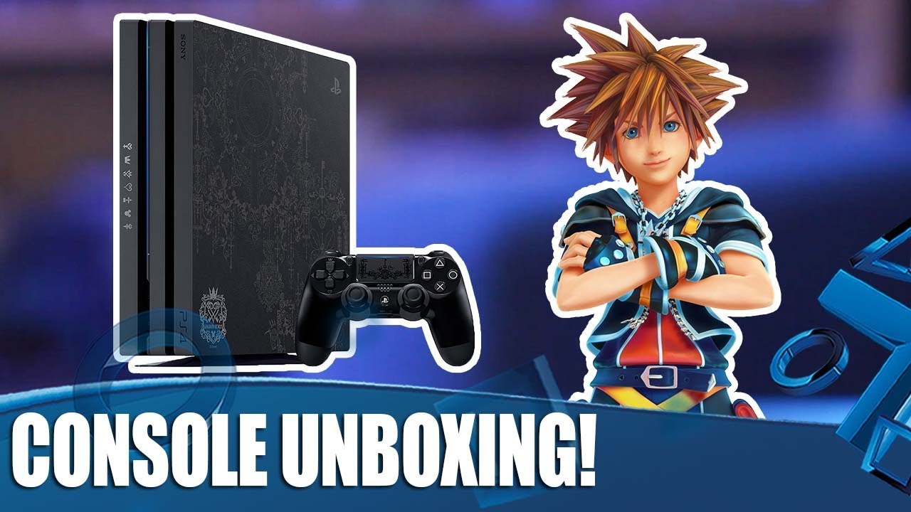 Kingdom Hearts 3 Limited Edition PS4 Pro Unboxing - YouTube