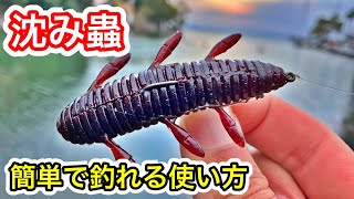 沈み蟲のめっちゃ釣れる使い方の実釣＆フックセッティングをすべて紹介