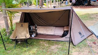 Solo Camping with simple setup | Onetigris Outback Retreat