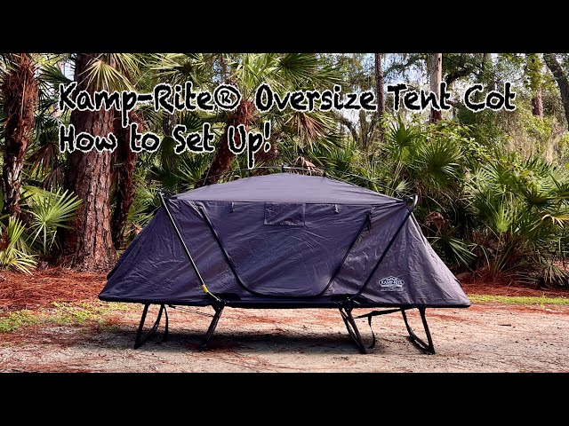 Kamp-Rite® Oversize Tent Cot: How to Set Up! - YouTube
