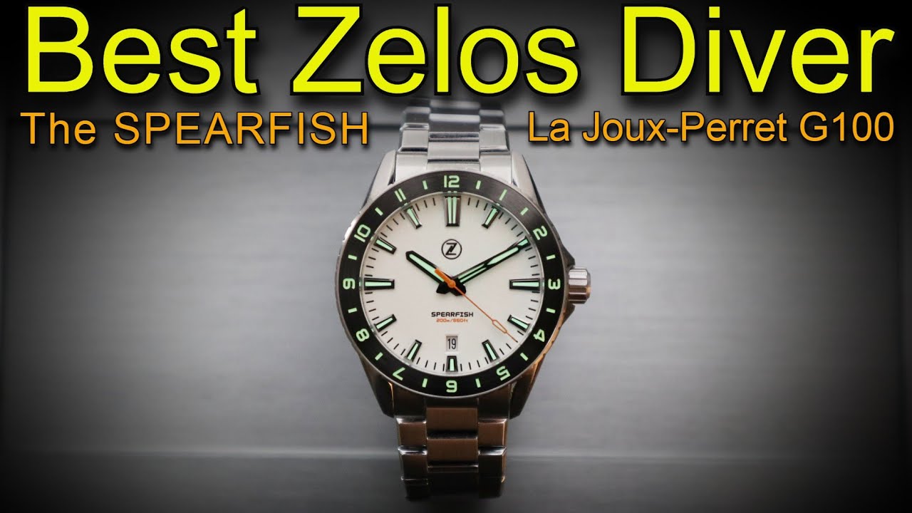 Zelos Spearfish - La Joux Perret G100 Swiss Automatic Dive Watch