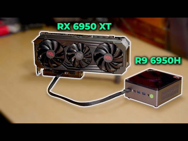 RX 6950 XT + 6950H OCuLink Gaming Mini PC Setup! | GMKtec M7 PRO