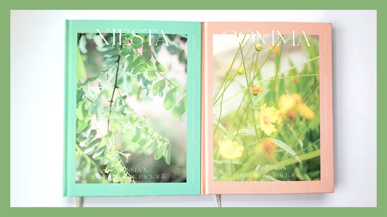 🍃✨Unboxing Monsta X 2020 Photobooks (Comma & Xiesta Version