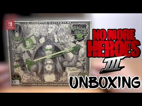 No More Heroes 3 - Killion Dollar Trilogy UNBOXING - YouTube