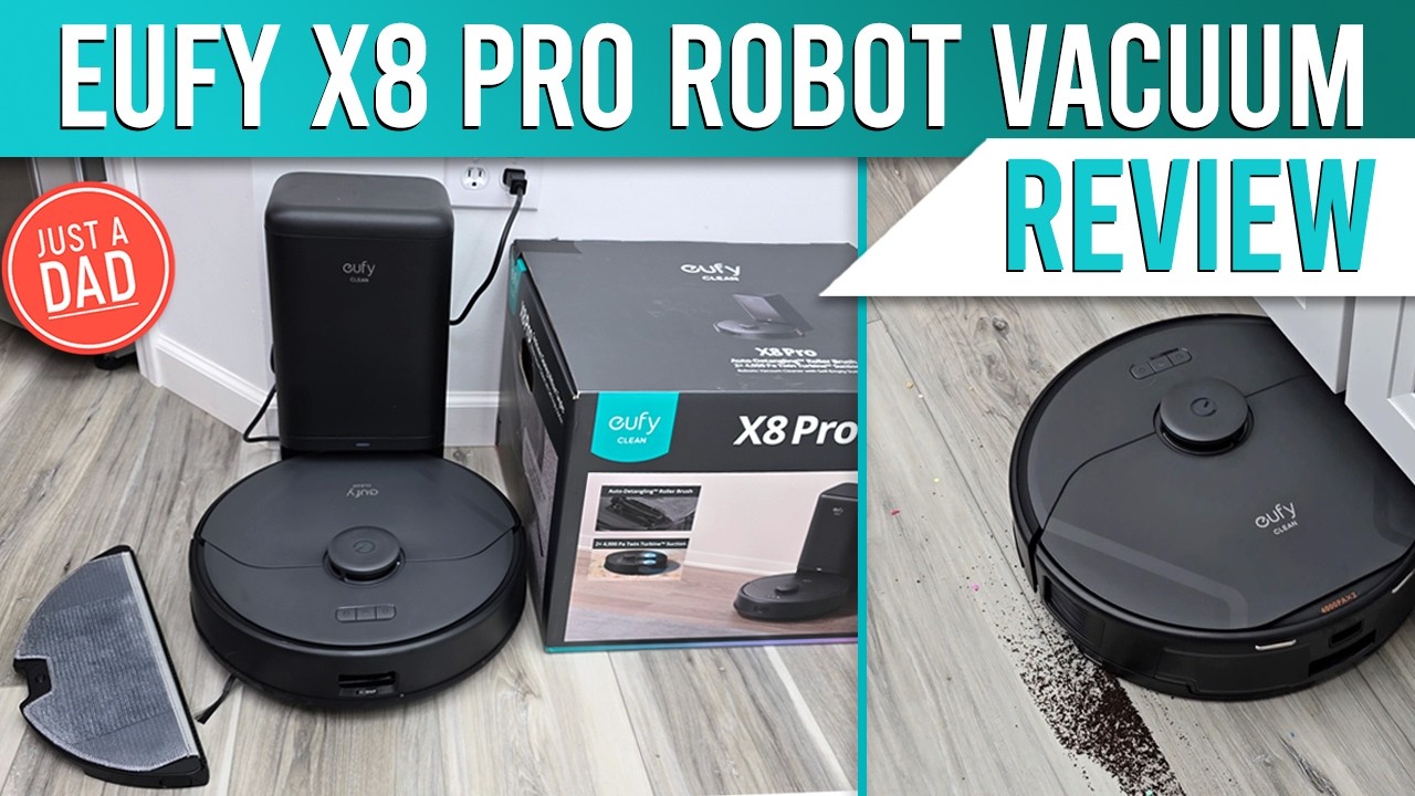 Eufy X8 Pro Robot Vacuum with Self-Empty Station REVIEW - YouTube