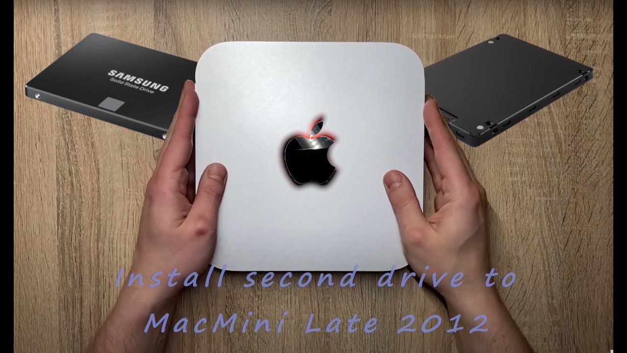 Add second drive to Mac Mini Late 2012. See how it's done with