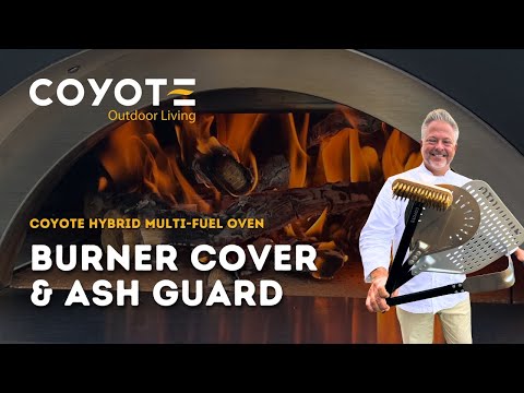 Special Features of the Coyote Hybrid Oven - Burner Cover & Ash