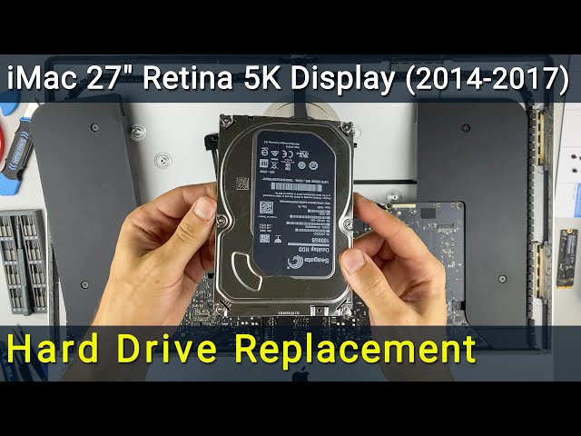 iMac A1419 (27-inch Retina 5K) Hard Drive Replacement - YouTube
