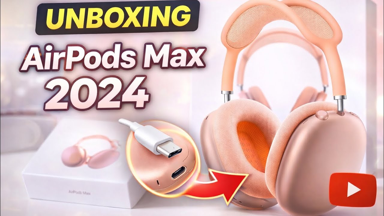 UNBOXING: ORANGE AirPods Max (USB-C, 2024 version) - YouTube
