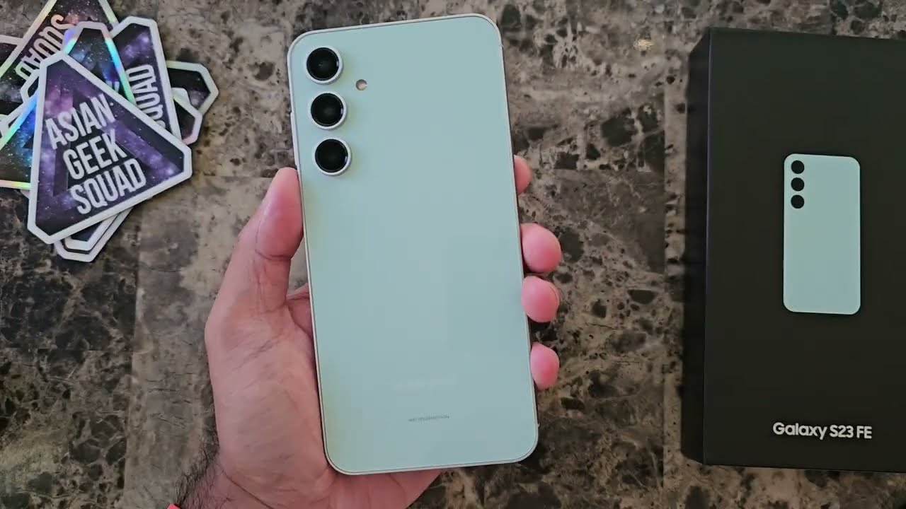 Samsung Galaxy S23 FE - Unboxing in Mint Green and Specs - YouTube