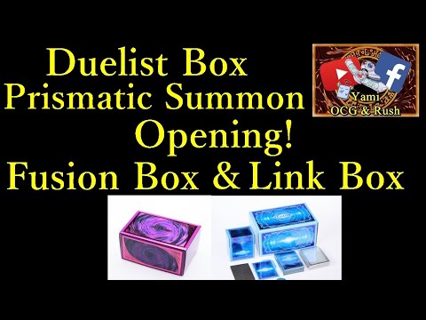 Duelist Box Prismatic Summon ( Fusion & Link Version ) Unboxing