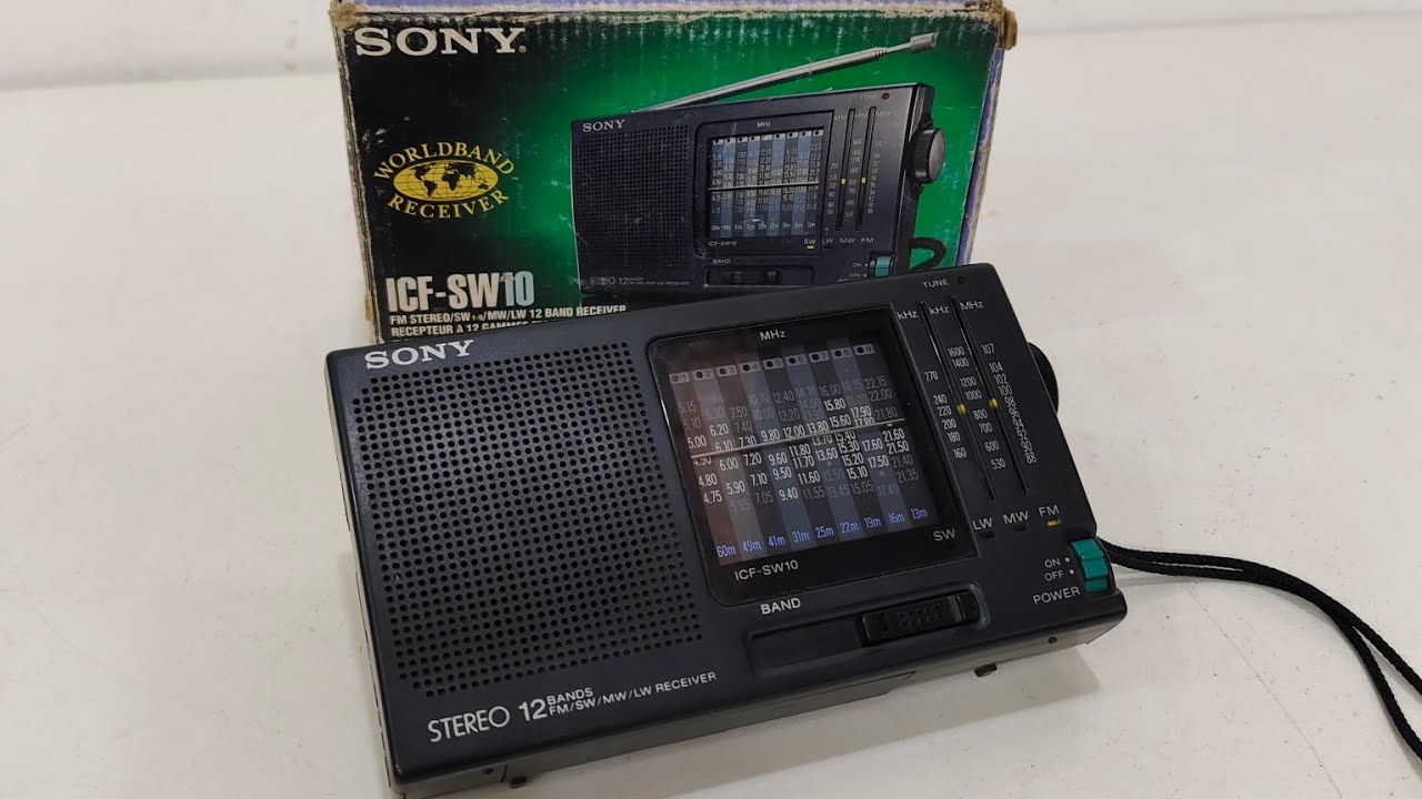 Sony ICF -SW10 portable 12 band receiver Radio ( Japan made ) for