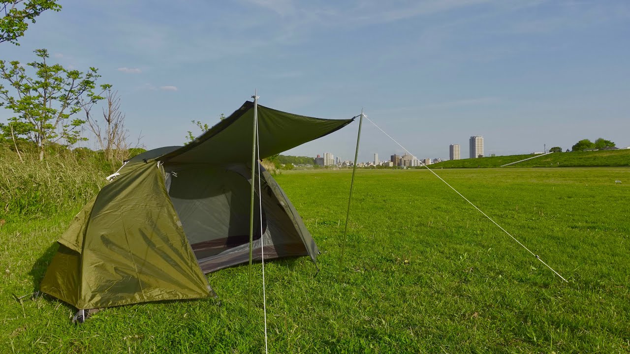 人気沸騰！BUNDOK ソロドーム カーキ レビュー - YouTube