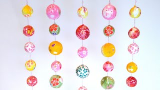 雛人形に添えて✨】小さい手まりの吊るし飾り🎎つるし方【簡単かわいい