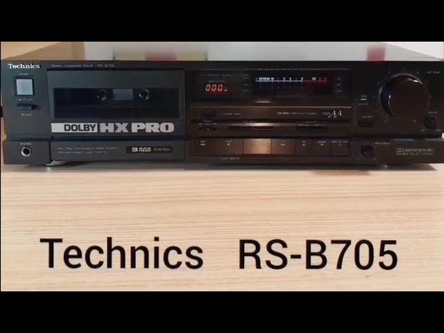 TECHNICS RS-B705 3 HEAD CASSETTE DECK - YouTube