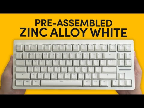 Unboxing: Wooting 80HE Zinc Alloy White (ANSI) - YouTube