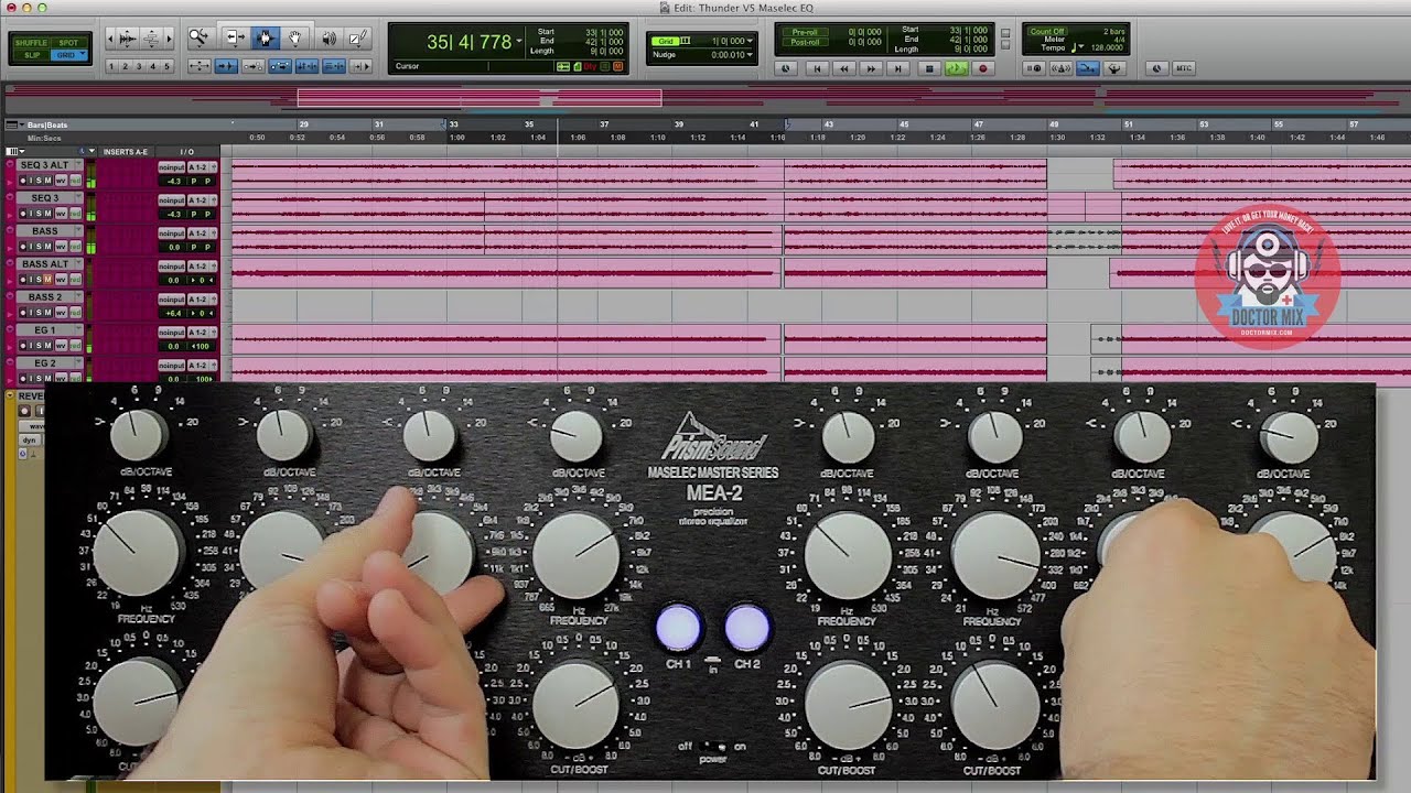 Prism Sound Maselec MEA-2 Mastering Equalizer - YouTube