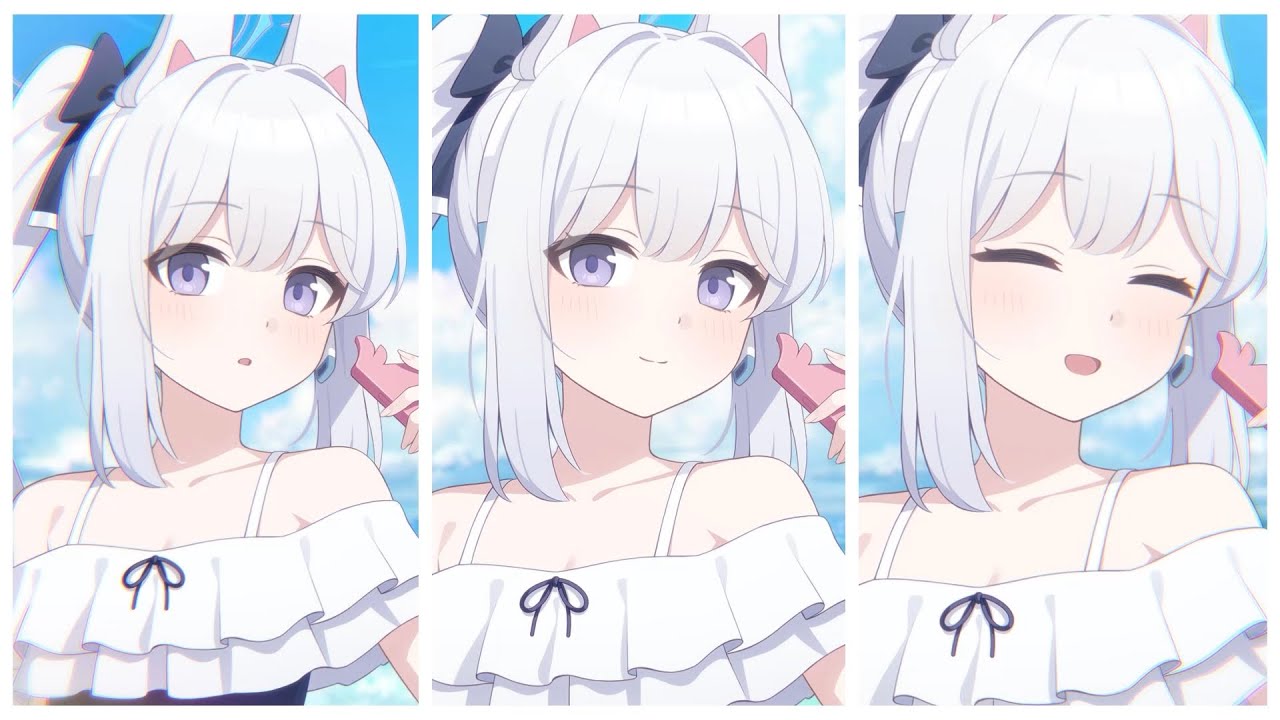 ブルアカ】ミヤコ(水着)PV - YouTube