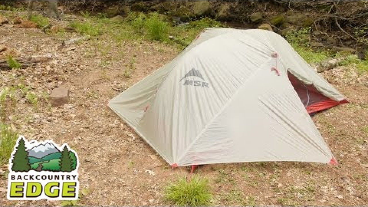 MSR Carbon Reflex 2 Backpacking Tent - YouTube
