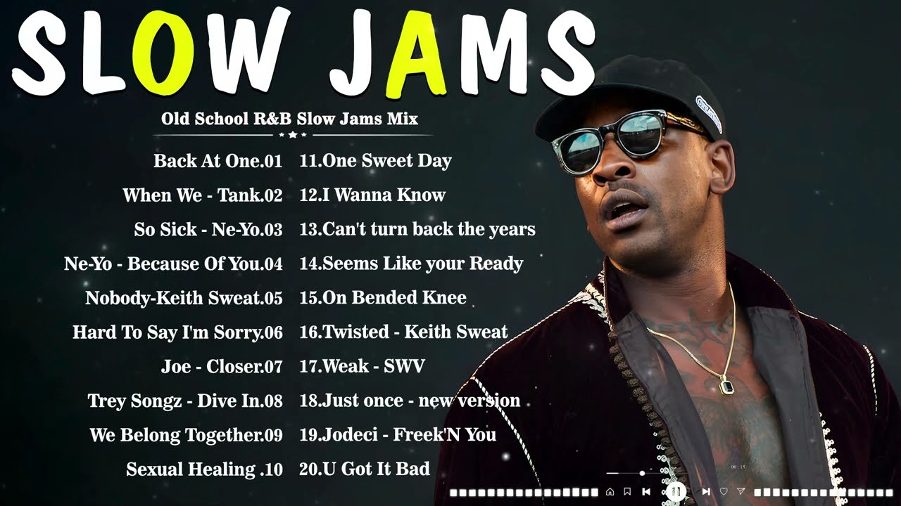 SLOW JAMS LOVE SONGS MIX - R. Kelly, Jodeci, Joe, Keyshia Cole