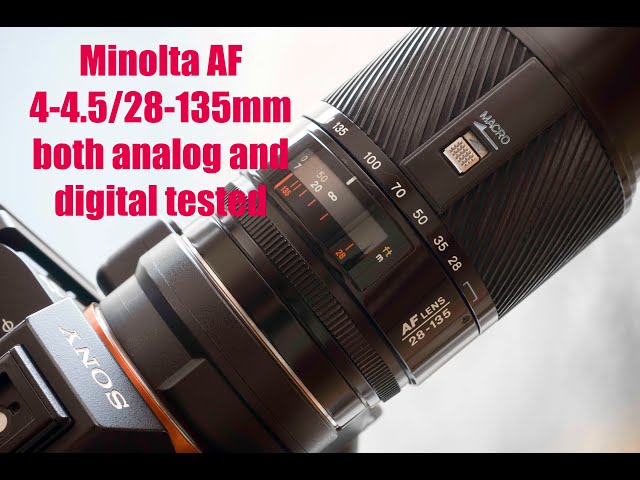 Minolta AF 4-4.5 / 28-135mm - tested analog and digital! - YouTube