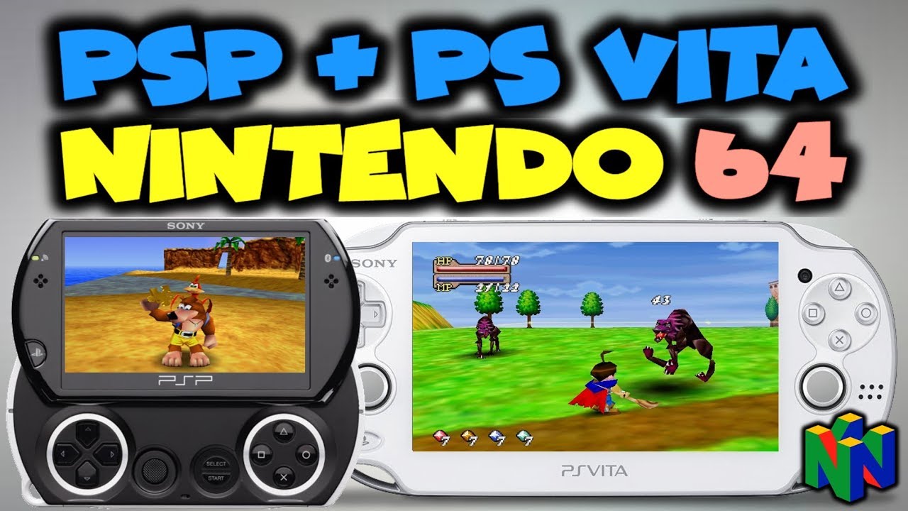 PSP/PS VITA DaedalusX64 v1.1.8 UPDATE! (N64 Emulator Test) - YouTube