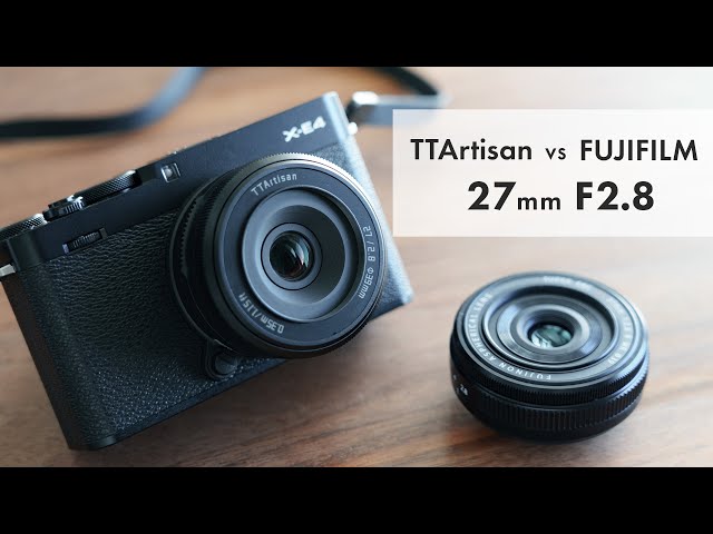 TTArtisan 27mm F2.8 を XF27mm F2.8 と比べてみる 【レビュー】 - YouTube