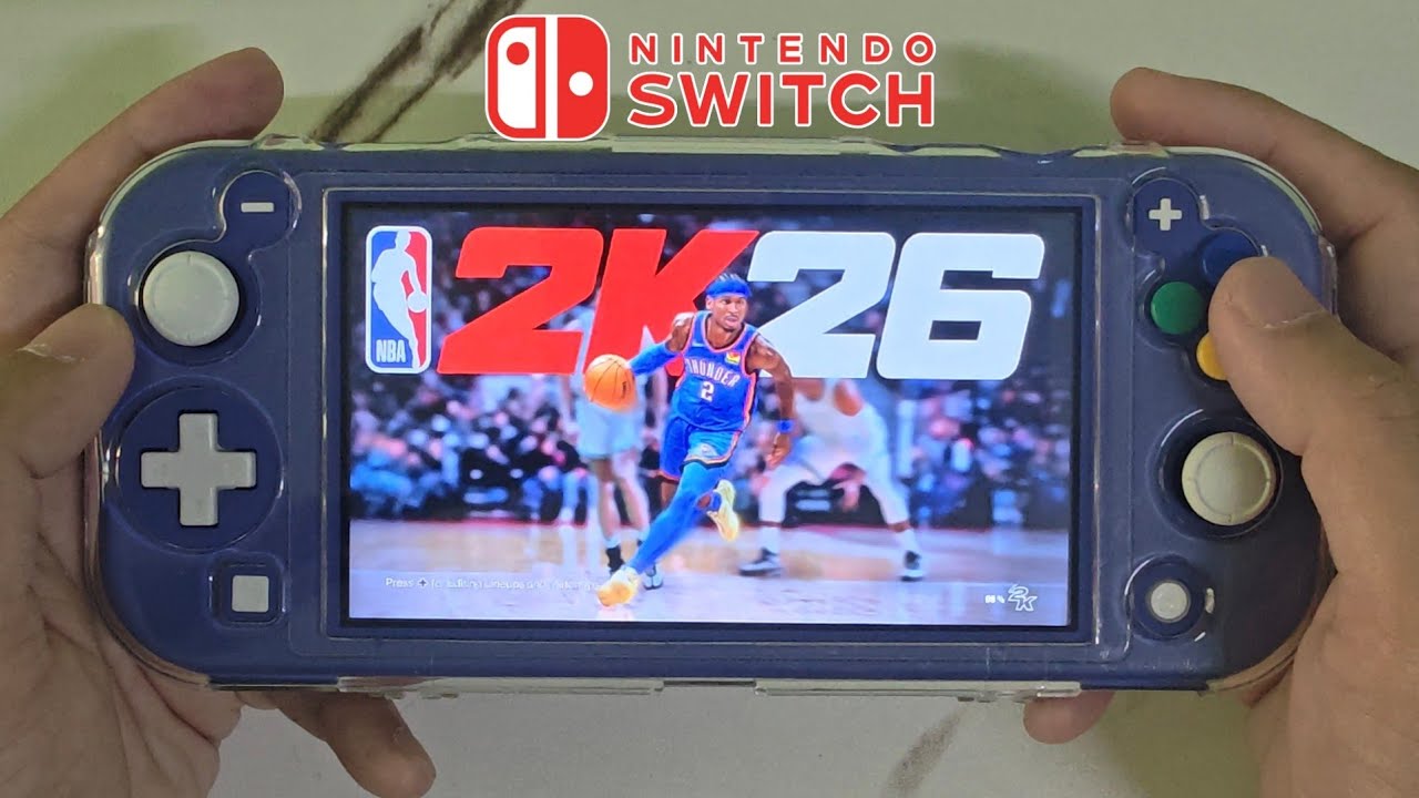 NBA 2K26 Nintendo Switch Lite Gameplay - YouTube
