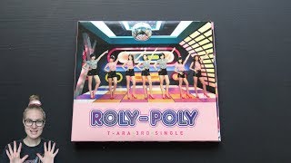 Unboxing T-ARA 3rd Japanese Single Album Roly-Poly [Limited Type A
