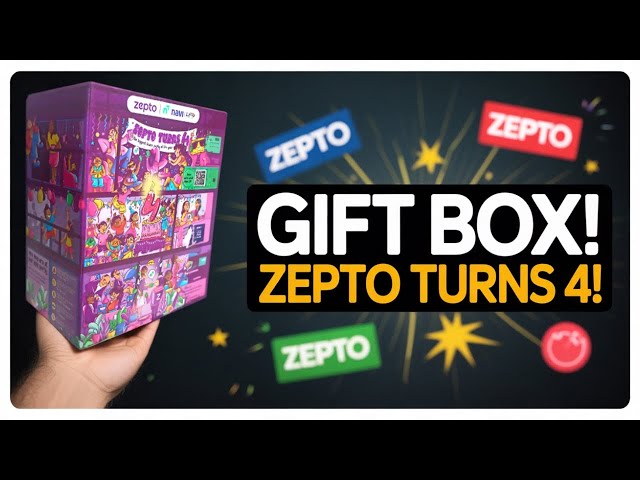 Unboxing ZEPTO 4th Anniversary Gift Box 🎁 | Exclusive Surprises