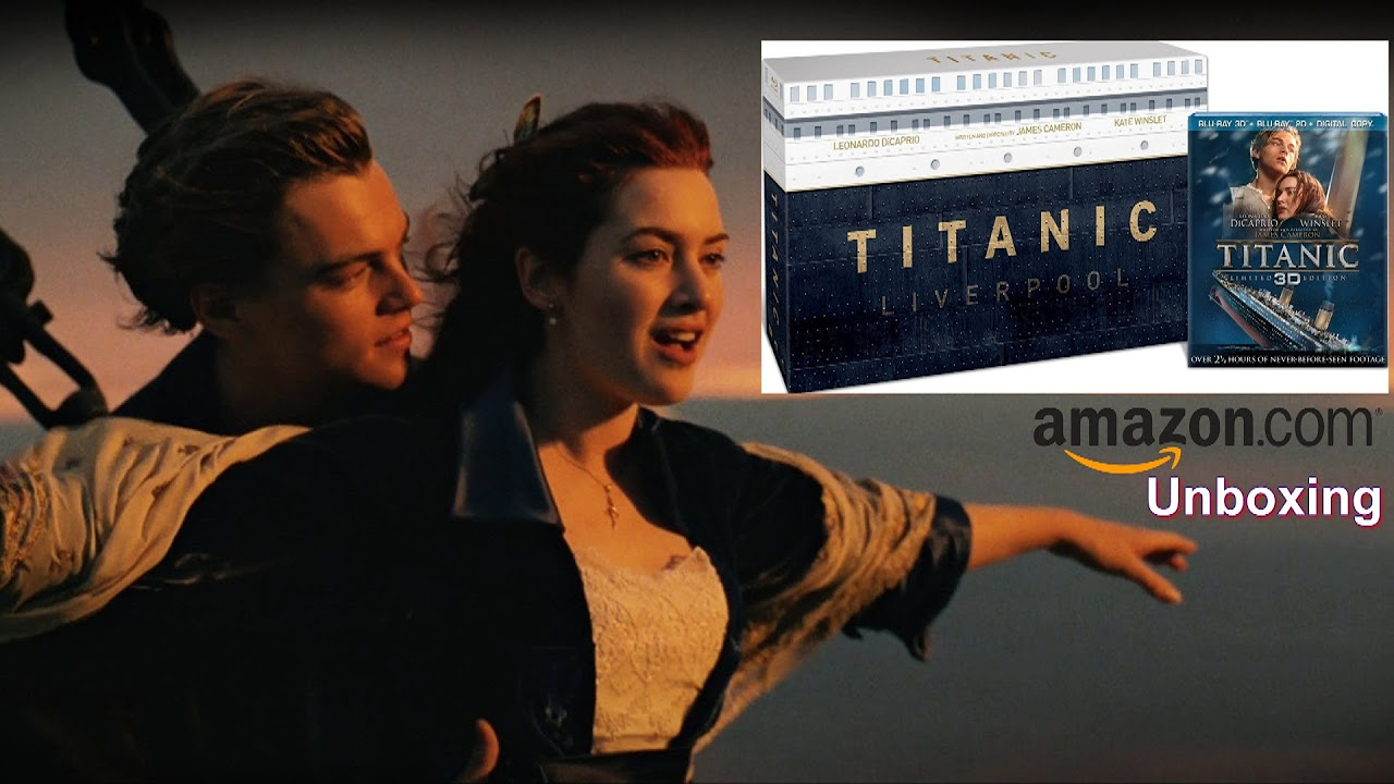 Titanic 3D Amazon Exclusive Collector's Edition Blu-ray Unboxing