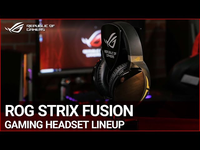 ROG Strix Fusion Gaming Headsets Overview - YouTube
