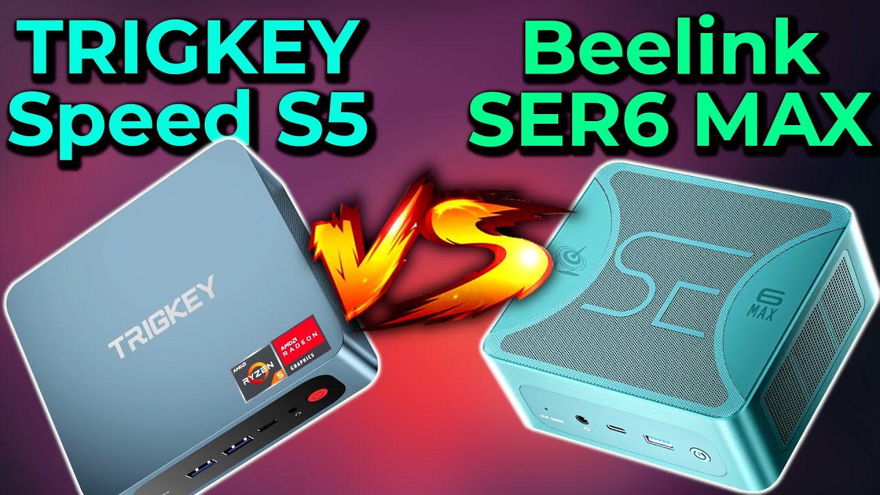 TRIGKEY Speed S5 vs Beelink SER6 MAX Mini PC Gaming Comparison