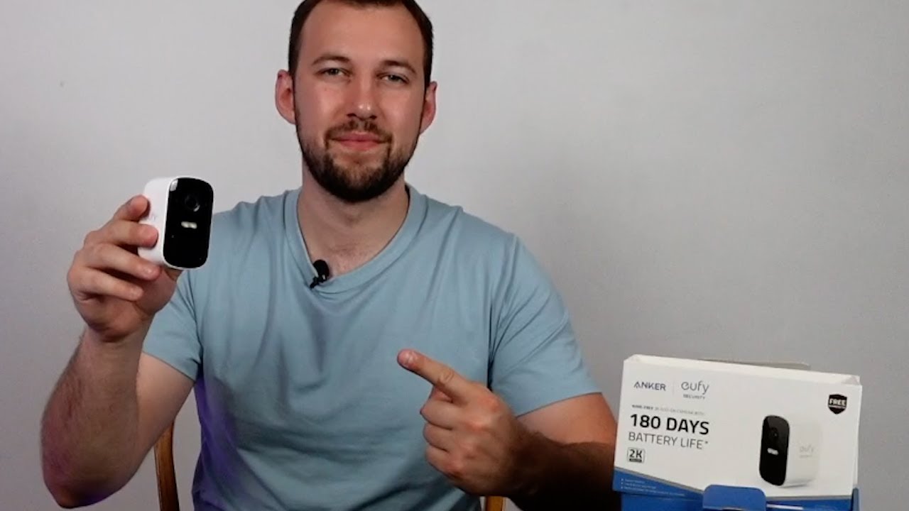 Wireless outdoor camera has a 180 day battery life! Eufy Cam 2C