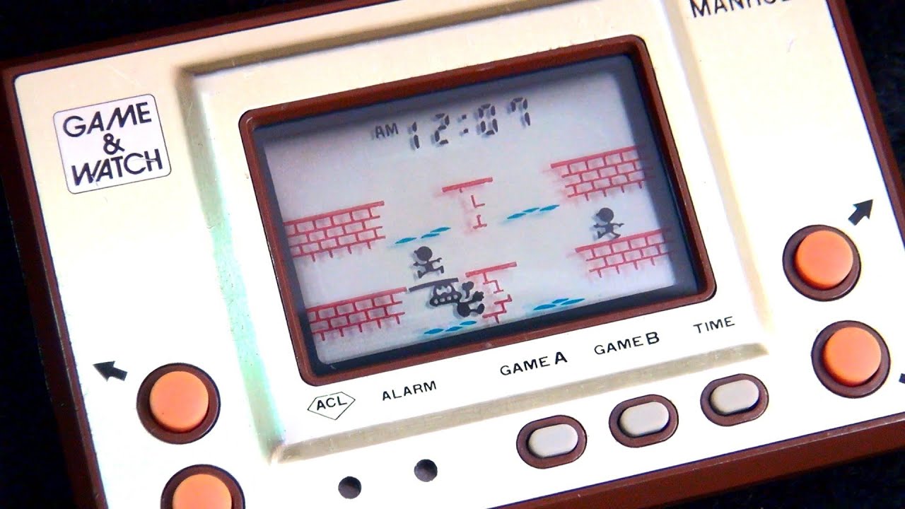 レトロ 液晶ゲーム】ゲームウォッチ マンホール 電子 液晶 玩具 携帯