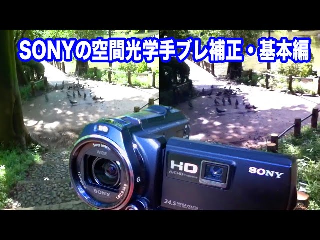 SONY空間光学手ブレ補正は凄い！基本編,長所短所 1 - YouTube
